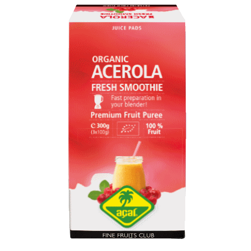 ORGANIC Acerola Fruit Puree (Juice Pads), 3,6kg (12x300g)