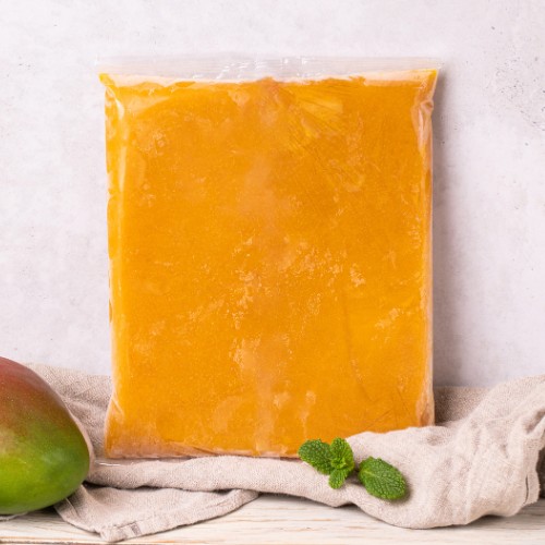 Mango-Püree in 1kg-Gebinden zur Eiscreme-Herstellung - Fine Fruits Club A066-1