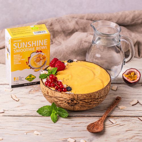 Smoothie und Bowl Boxes - gefrorene Smoothie-Mischungen in Schachteln - Fine Fruits Club