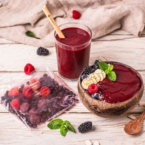 Smoothie und Bowl Packs - gefrorene Smoothie-Mischungen in Sachets - Fine Fruits Club